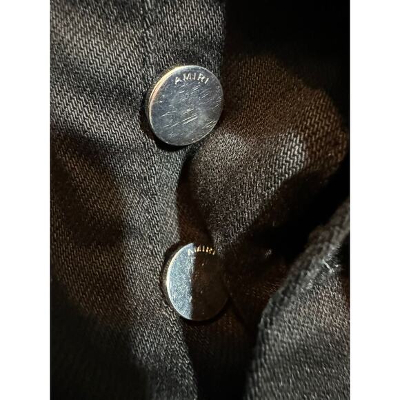 EUC Amiri Lightly Distressed Black Denim - Picture 5 of 14